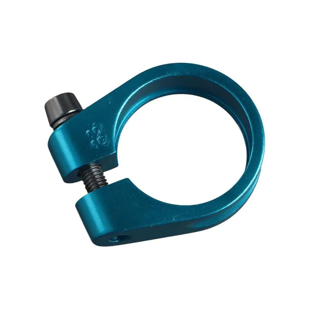 Abrazadera para tija de sillín de bicicleta, desviador delantero de titanio superligero, abrazadera para varilla para sentarse, aleación de aluminio ultraligera, 28,6/31,8/34,9mm