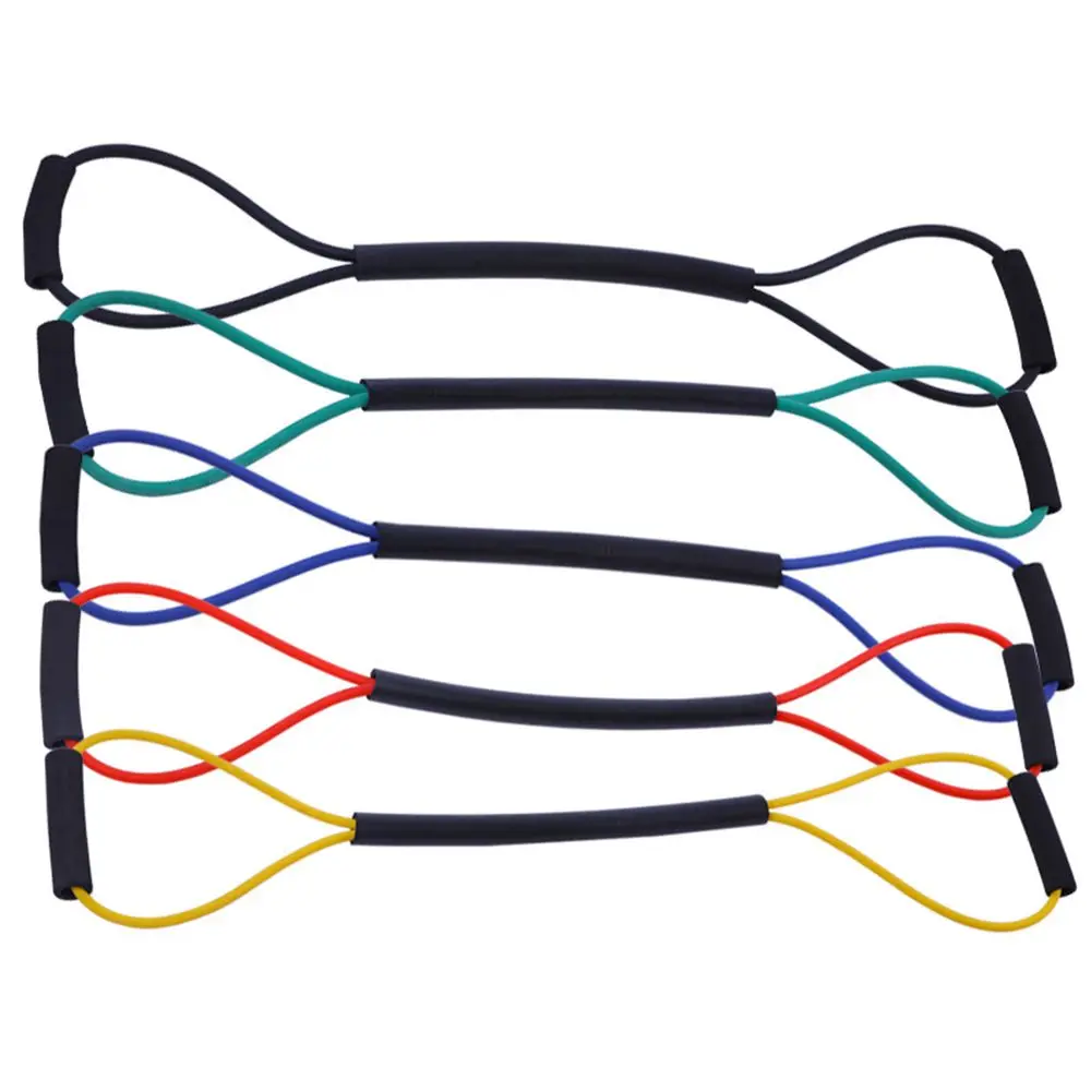 Cuerda de tracción para fuerza del brazo, equipo de fuerza para Yoga y Fitness, entrenamiento de velocidad, cuerda de tracción, banda elástica de resistencia para boxeo - imagen 2