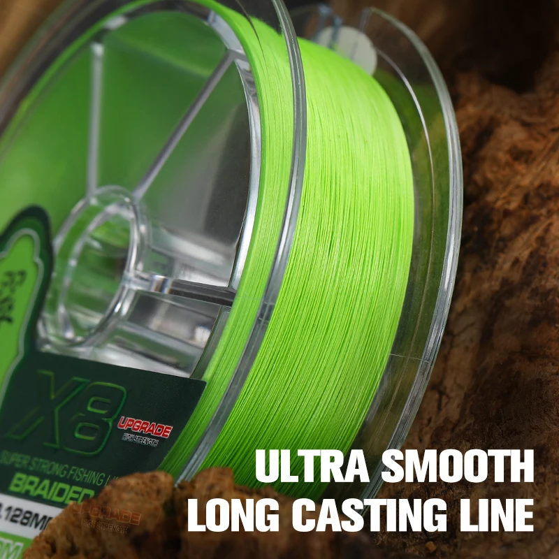 TSURINOYA 8 Strands Braided PE Fishing Line 300m H8 16LB 22LB 25LB 30LB 40LB 45LB 50LB Long Casting Smooth 8 Weaves Tackle - imagen 4