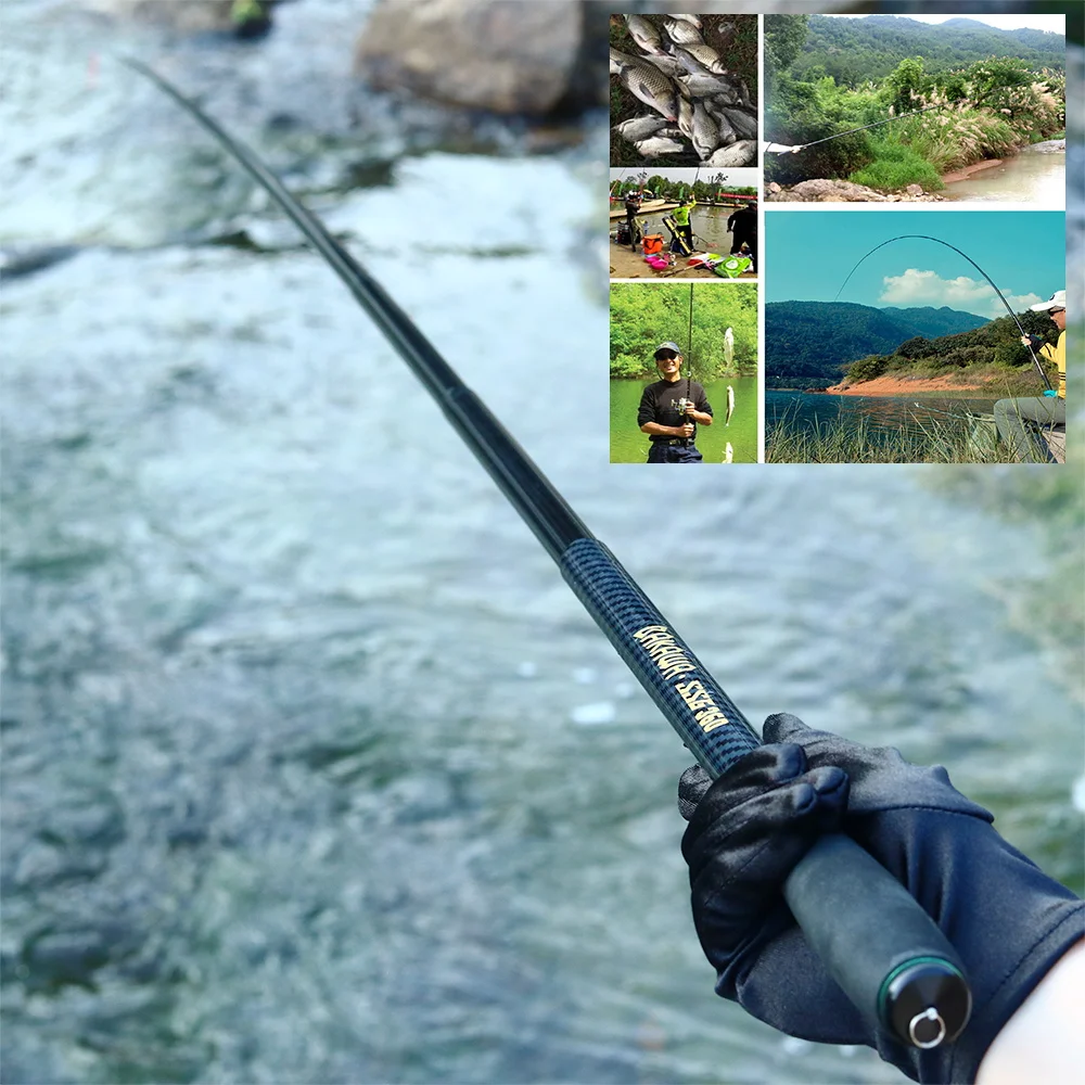 Caña telescópica ultraligera BAKAWA – Portátil 46 cm pesca deportiva - imagen 3