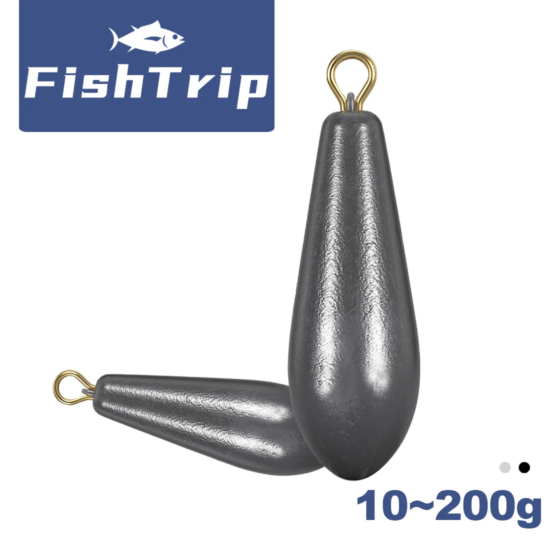 FishTrip 5 STKS Wilgenblad lood hanger Vissen Diep Gewicht vissen gewicht zinklood visgerei Accessoires