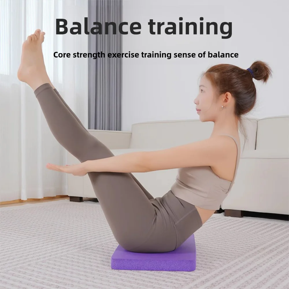 Deportes NBR TPE NBR Balance Pad Púrpura Negro Alta Densidad Yoga Mat Soporte Equilibrio Pad Mujeres Hombres - imagen 5