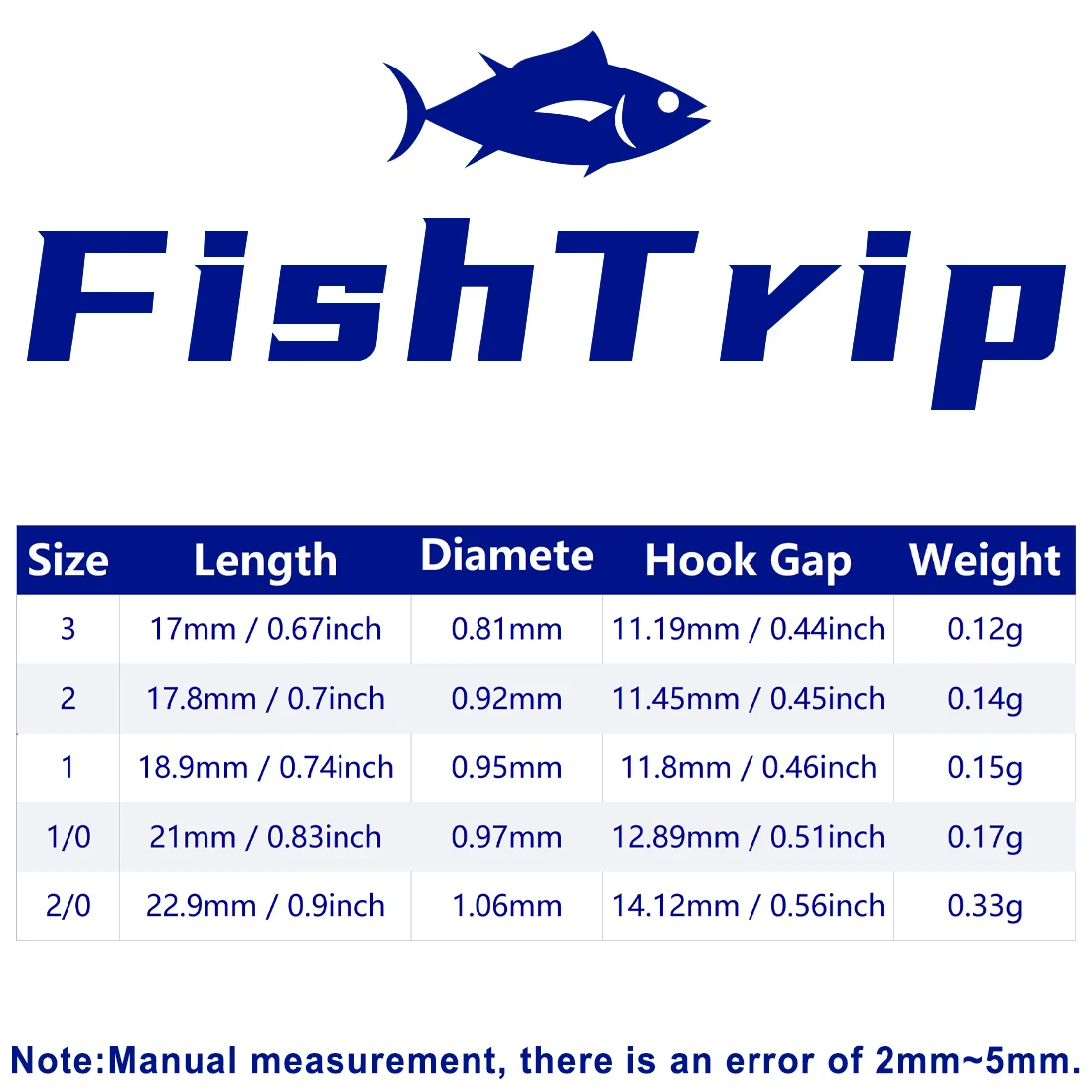 FishTrip 50 Uds anzuelo de tiro caído para señuelo de plástico suave anzuelo de pesca triangular para pesca de lubina - imagen 2