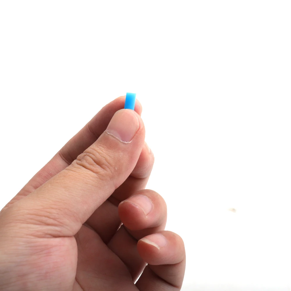 FTK 20 piezas mangas antienredos fregadero tubo de goma punta de gancho conectar accesorio de señuelo de pesca luminoso - imagen 5