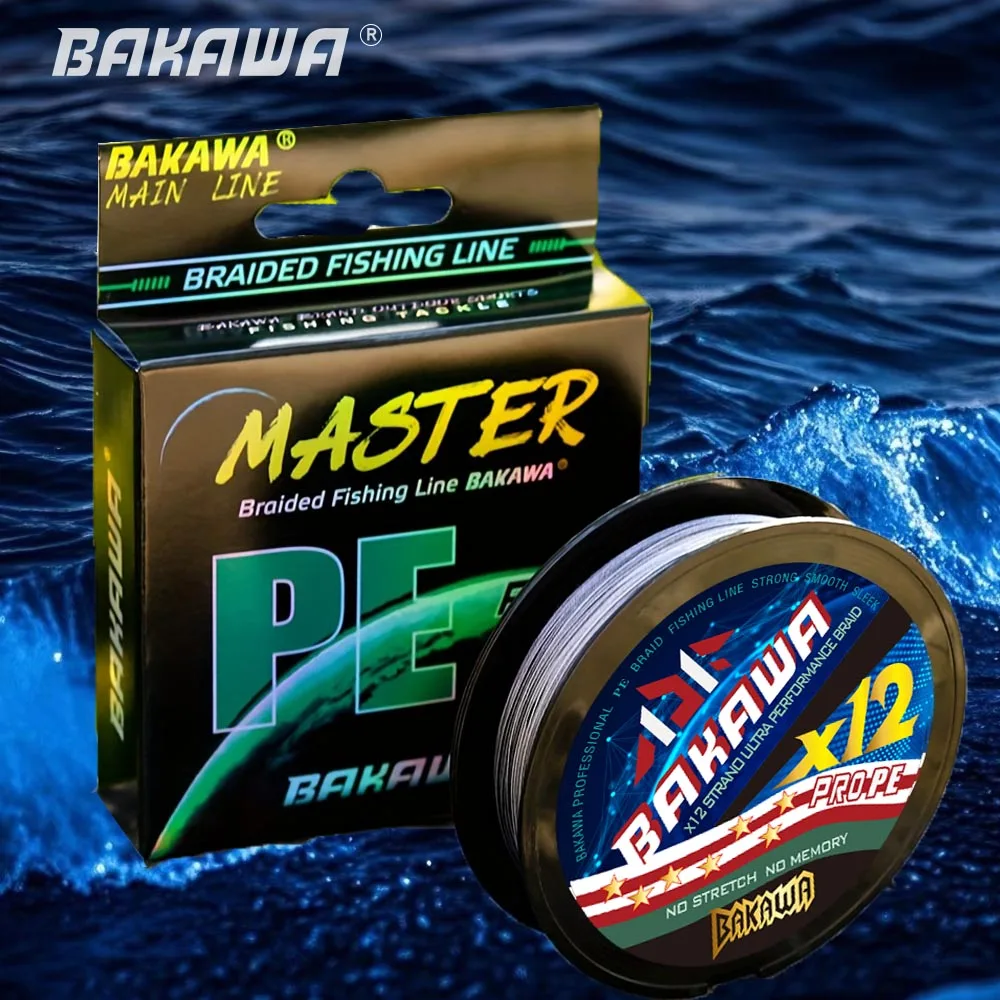 BAKAWA Hilo Trenzado PE – Multifilamento para pesca marina - imagen 2