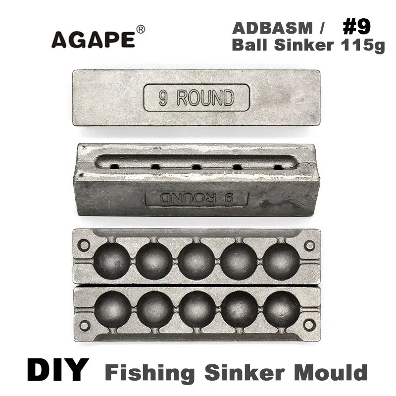 Agape ADBASM Molde de Plomo para Chumbadas Casero - imagen 4