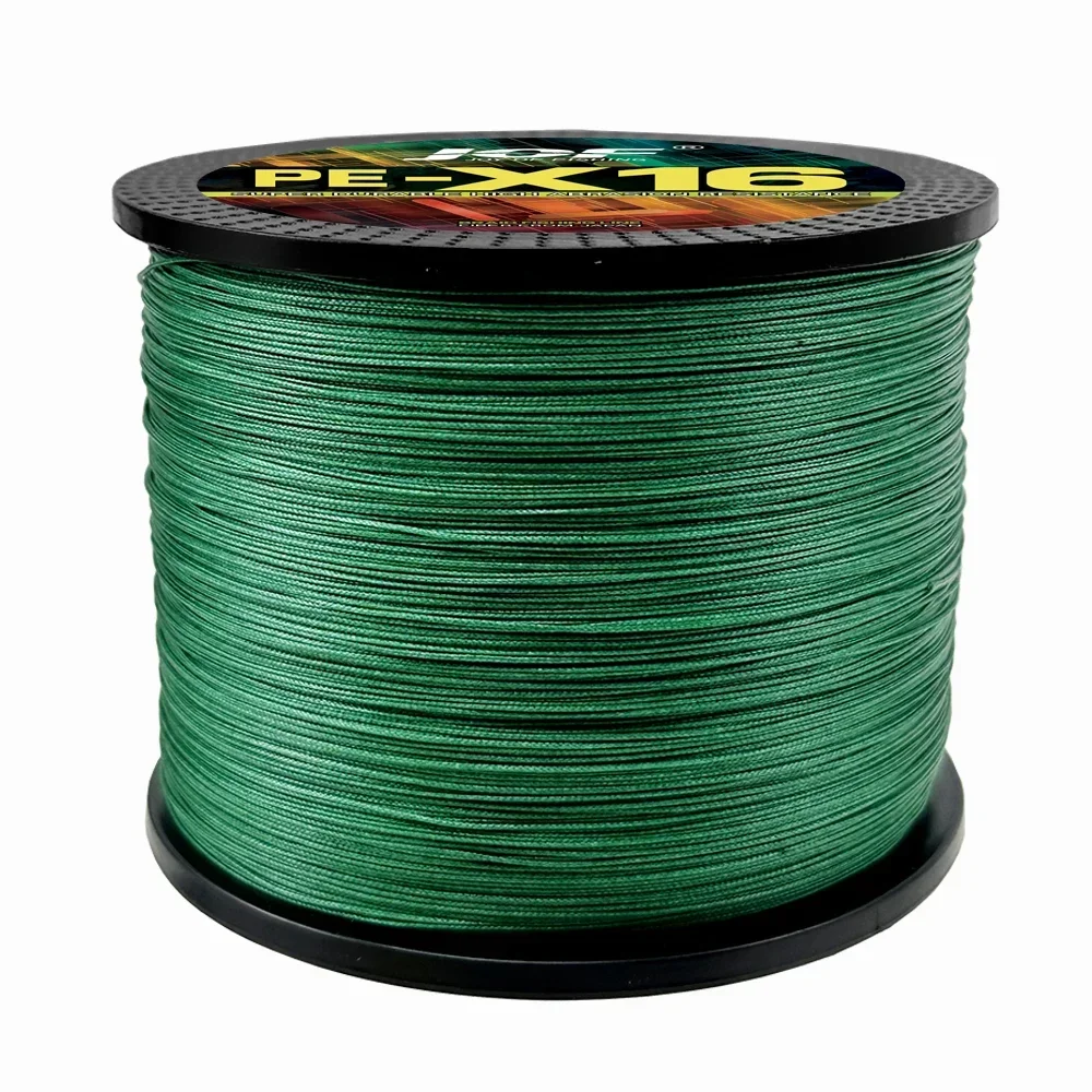 JOF marca 300/500/1000M 16 hebras hilo de pescar trenzado multifilamento PE alambre para Pesca en barco de mar 25-200LB 0,16 MM-0,80 MM Pesca - imagen 3