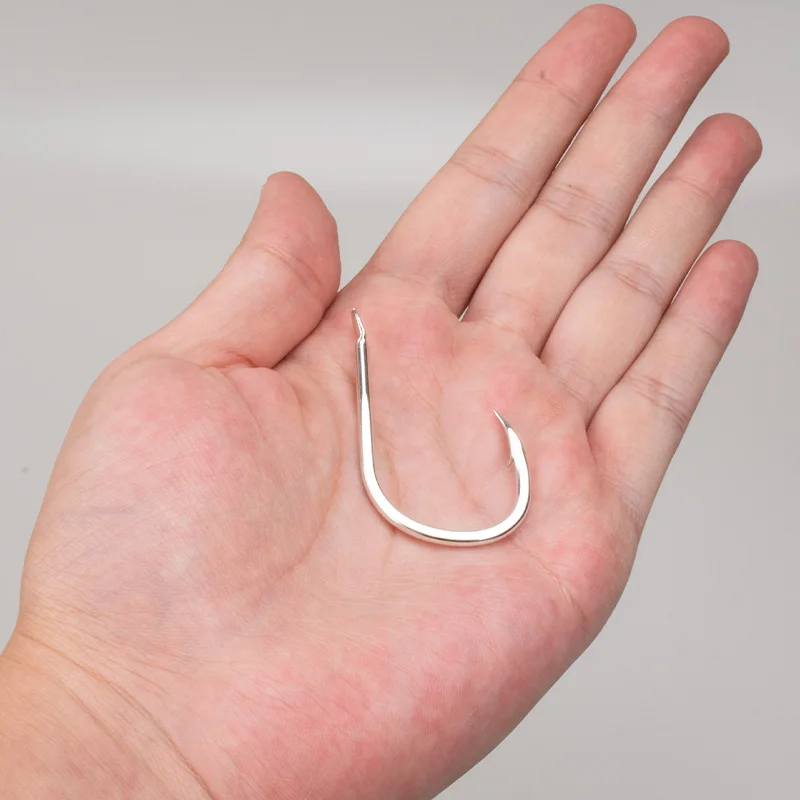 OBSESSIÓN 8060 2X 10 unids/bolsa 18 #   19 #   20 #   21 #   22 #   Anzuelo de pesca individual de acero rico en carbono, anzuelos de Jigging lento con luz de agua salada - imagen 5