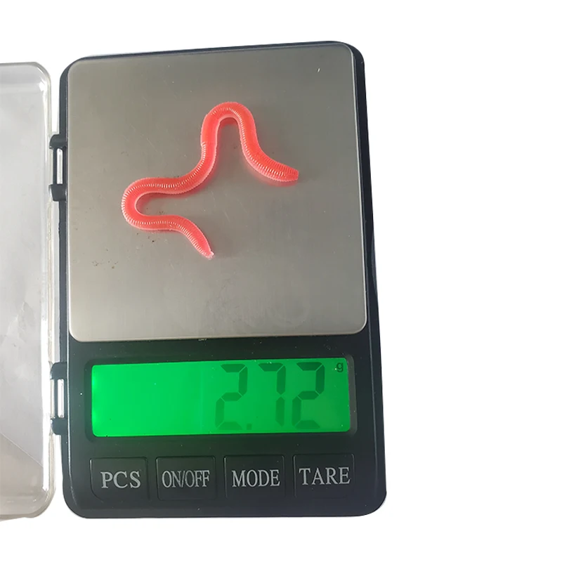 TAKEDO 13CM 2,9G MY09 versos de tierra Señuelos de pesca blandos peces gusanos rojos cebo Luya Señuelos de pesca cebo blando señuelos para lubina carpa atún - imagen 2
