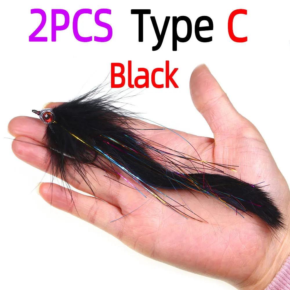 2pcs Type C Black