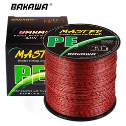 Sedal trenzado BAKAWA PE 8 – Multifilamento para carpa