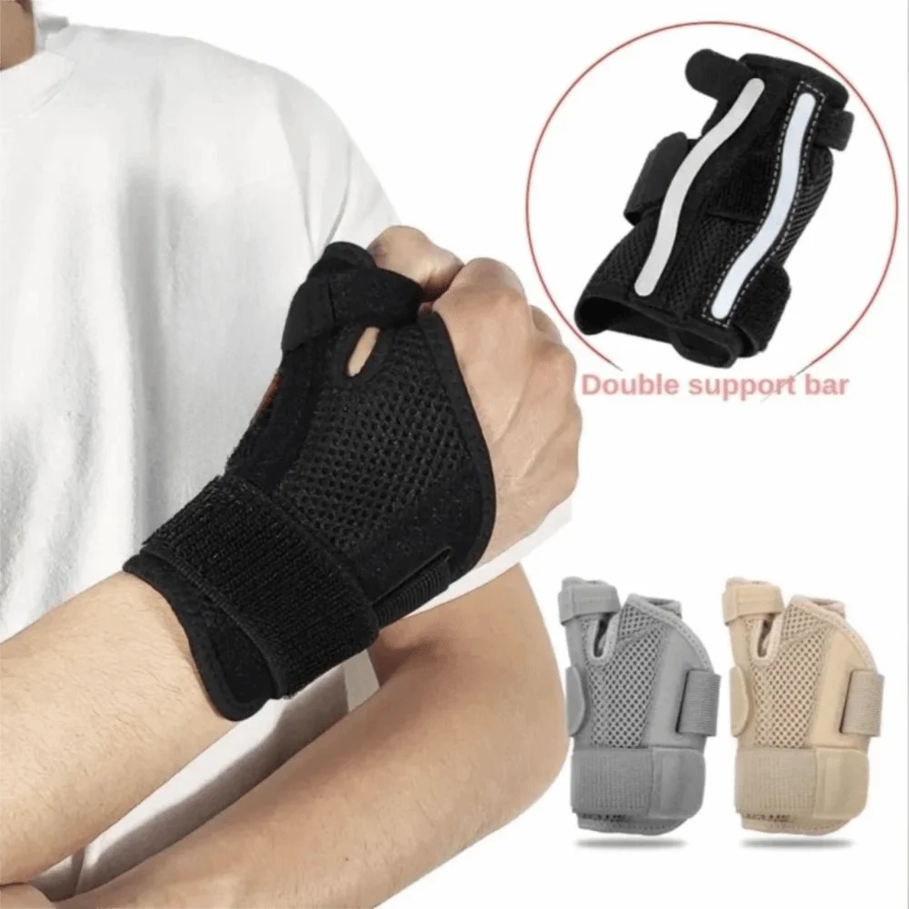 Polyerster funda para pulgar muñequera férula Flexible tendinitis protector de muñeca elástico ligero ambidiestro