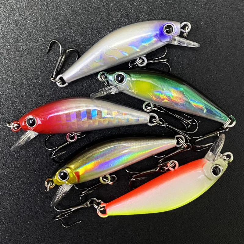 38mm 2,8g Mini señuelo pececillo que se hunde cebos artificiales para trucha de agua dulce lubina Pesca Wobblers Jerkbait Swimbait suministros de Pesca - imagen 4