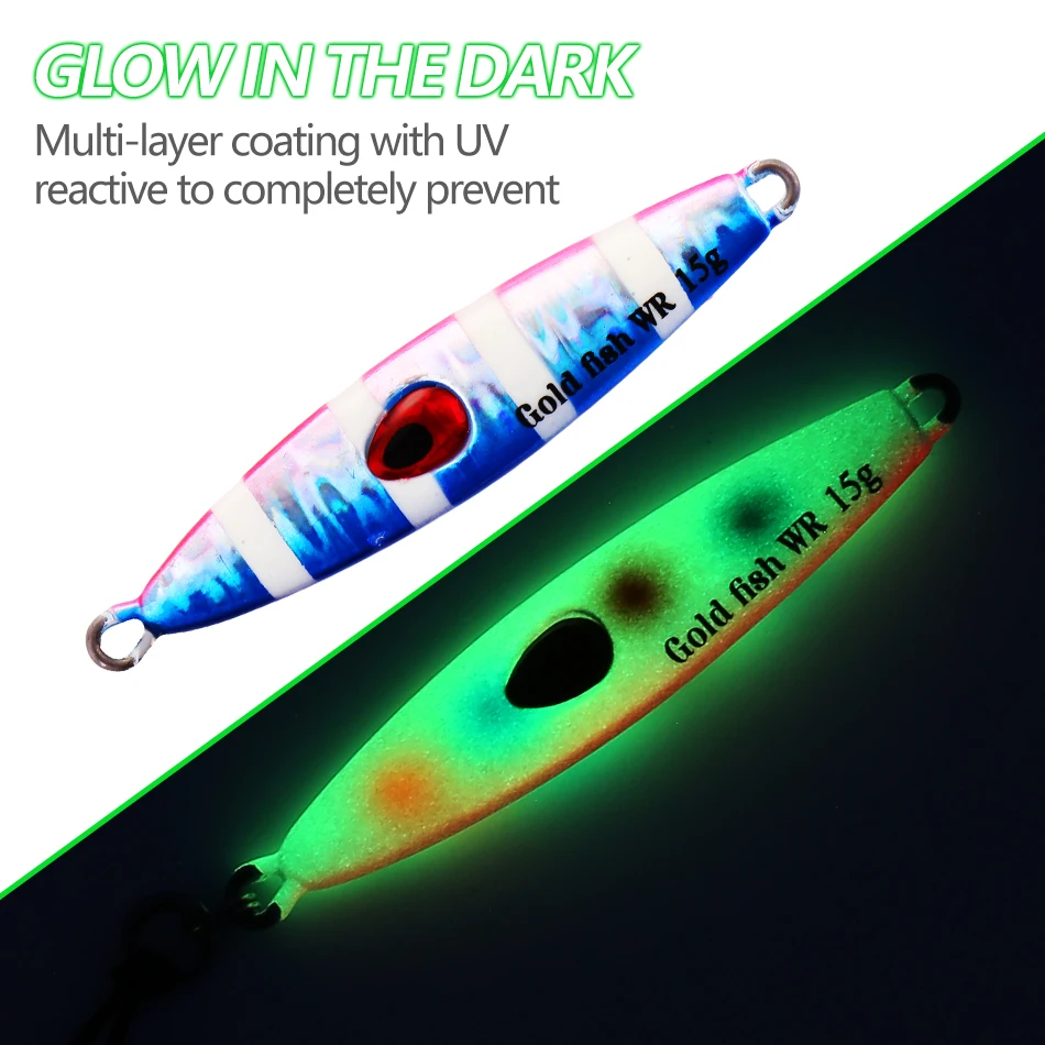 MOOKZZ-señuelo de Pesca de Mar, MJ-039, Jinging, 10G, 15G, 20g, 30g, 40g, 60g, 80g, novedad - imagen 4