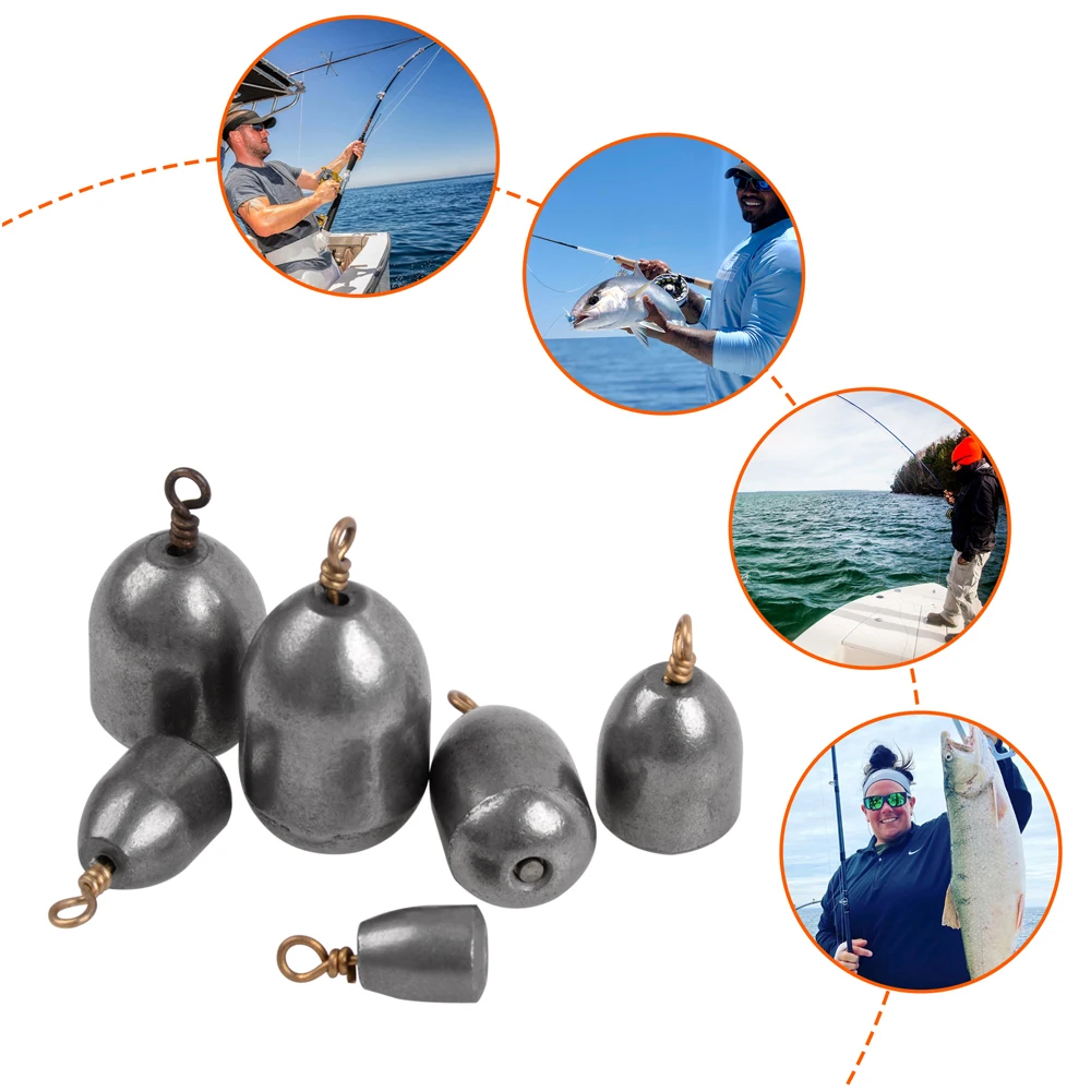 Plomada de hierro para pesca de 34 unids/caja, peso de fundición de lubina, plomada de agua salada, aparejos de pesca de agua dulce - imagen 5