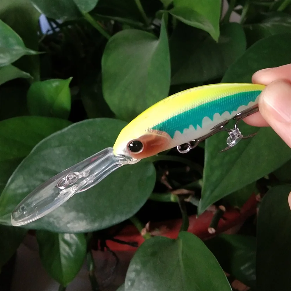 TSURINOYA-Cebo duro profesional para Lucio, cebo duro de 57mm y 8,3g para buceo, 2-4m, 57SP - imagen 2