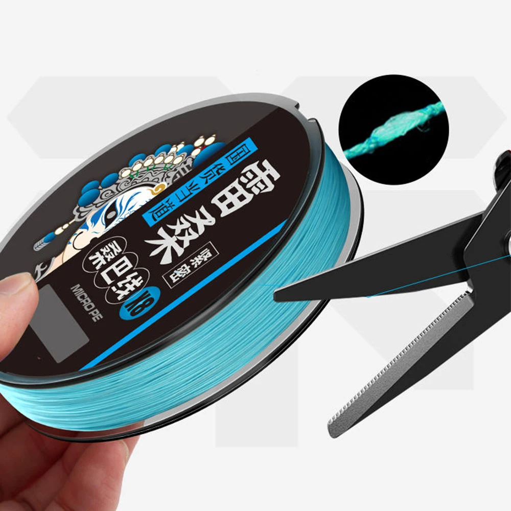 ThornsLine X8 súper fuerte 8 hebras hilo de pescar trenzado 100M/150M azul 100% PE alambre agua salada aparejos de pesca de agua dulce carpa - imagen 5