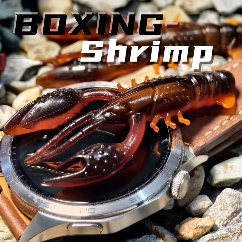 HAIMALUO-señuelo suave TPE para langosta, 65mm, 3,6g, martillo, cebo para camarones, cangrejos, gusanos, sábalo, langosta, Señuelos de Pesca