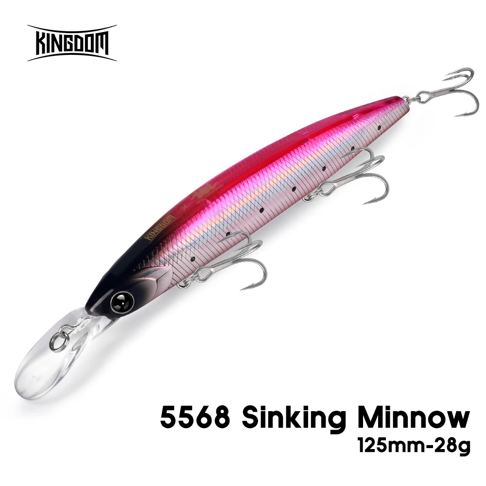 Kingdom Sinking Minnow 125mm – Wobbler duro para GT y Atún