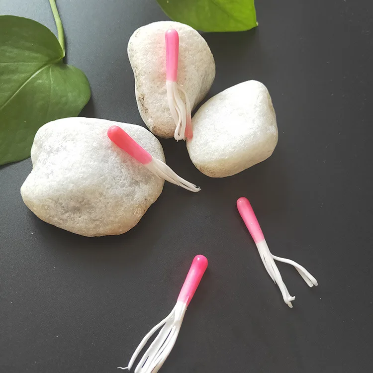 Señuelo de Pesca suave, 5cm/0,6g, 100 piezas, tubo hueco, conjunto de cebos blandos, combinación - imagen 4