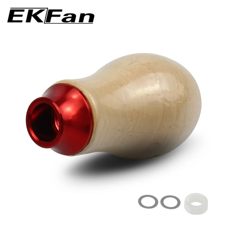 EKFan-traje de perilla de carrete de pesca de madera suave, accesorios de aparejos giratorios SHI y DAI de la serie 1000-5000 - imagen 3