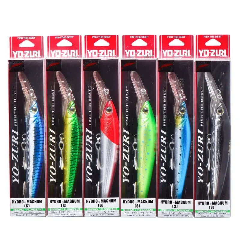 Señuelo de pesca de YO-ZURI japonés, pesca de caballa, Mino, aguja grande transparente, vela oriental, vela occidental, profundidad de buceo de 6,5 metros, Mino - imagen 5