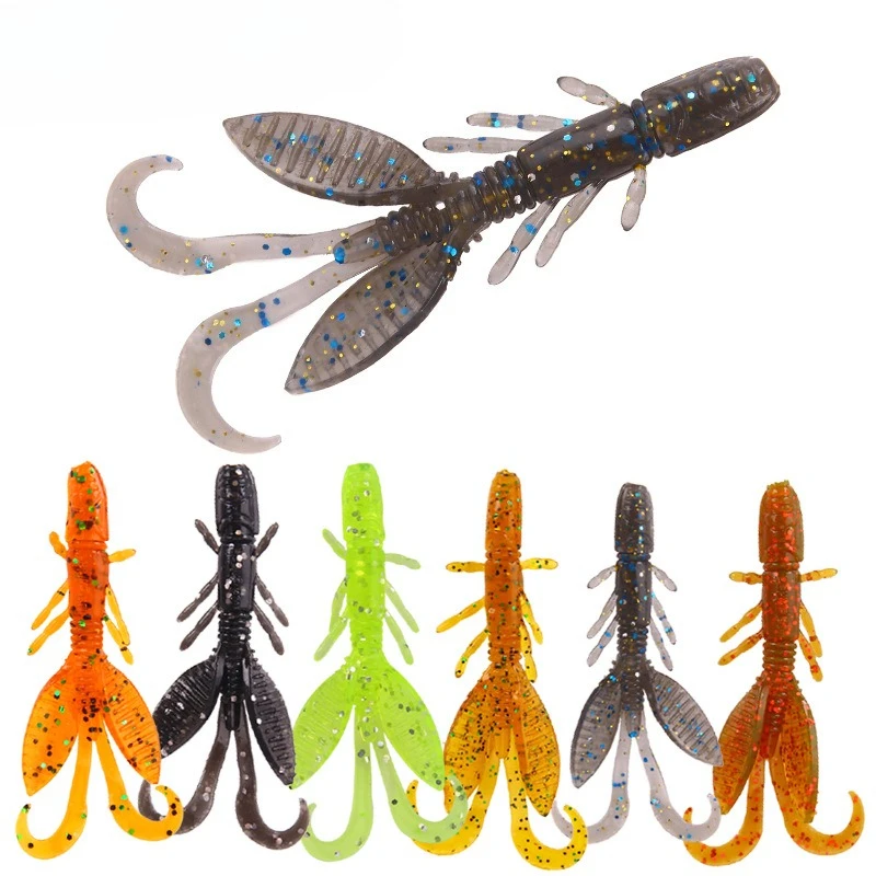 Señuelos de camarón artificial – Vinilo para pesca deportiva - imagen 2