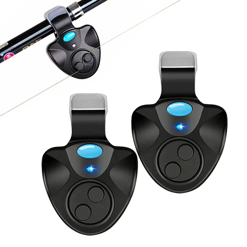 Alarma electrónica para caña de pescar, 2 piezas, diseño de alarma Dual, indicador de mordida de pesca para pesca nocturna - imagen 5