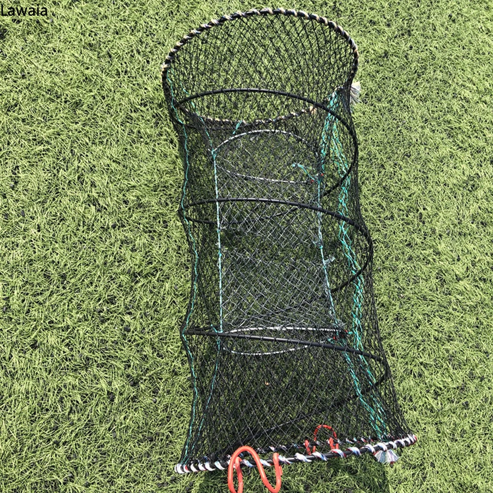 Lawaia-redes de pesca plegables, trampas para cangrejo, cebo de langosta, accesorios para atrapar camarones, cangrejos de Río, pececillos - imagen 2