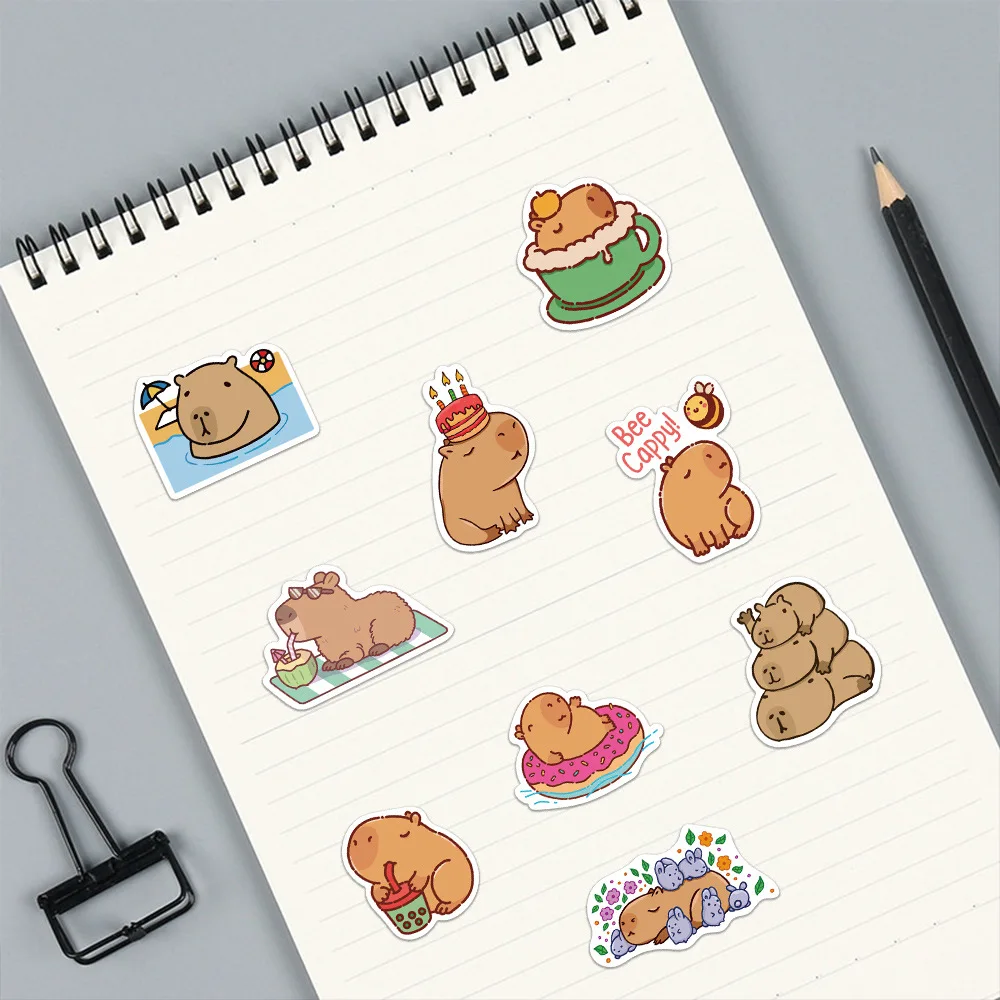 Pegatinas Capibara para portátil y móvil – Pack infantil - imagen 5