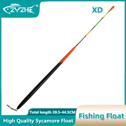 Boya Vertical ZYZ para Pesca en Mar – Madera de Sicómoro con Luz