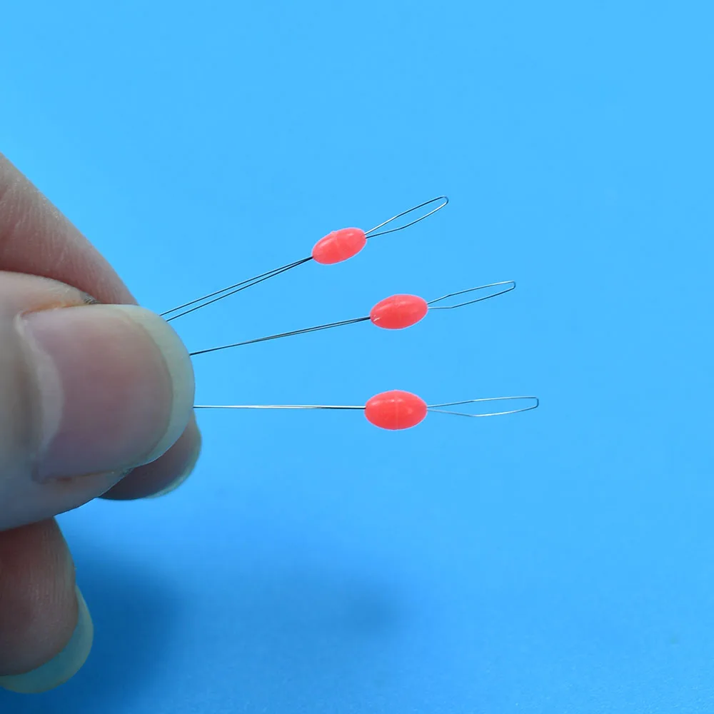 300 Uds. Tapón ovalado de silicona para frijol espacial Bobber profesión flotador de pesca resistencia Anti-hebra línea de pesca equipo de pesca - imagen 5