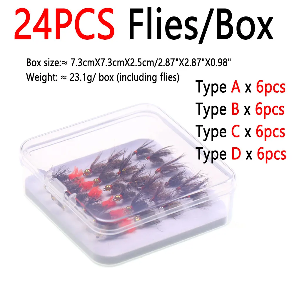 24pcs flies Set