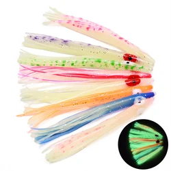 Señuelo de calamar biónico luminoso para pesca en mar – cebo suave