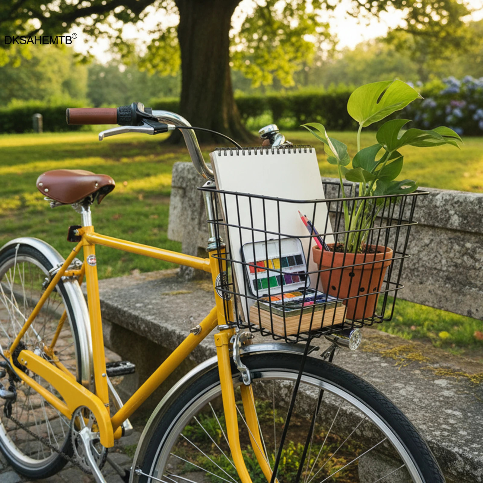 Cesta Universal para ciclismo, cesta organizadora de hierro de gran capacidad para bicicleta eléctrica, accesorios de almacenamiento para ciclismo al aire libre