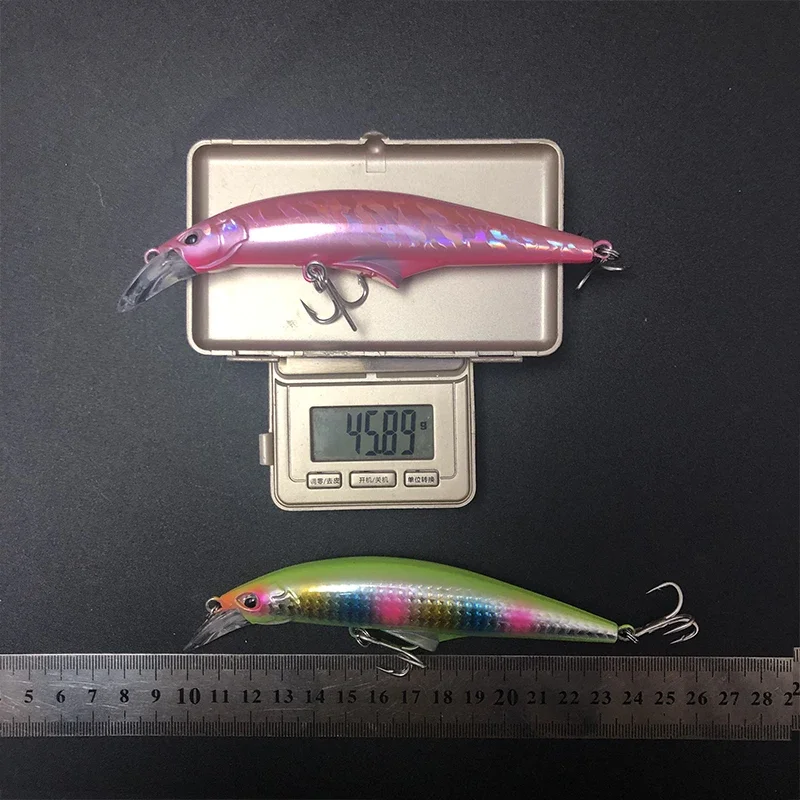Señuelos de Pesca de pececillo hundido de fundición larga, 45g, 120mm, agua de mar, trucha, lubina, cebo Artificial para Pesca, Wobbler, accesorios para peces de mar - imagen 5
