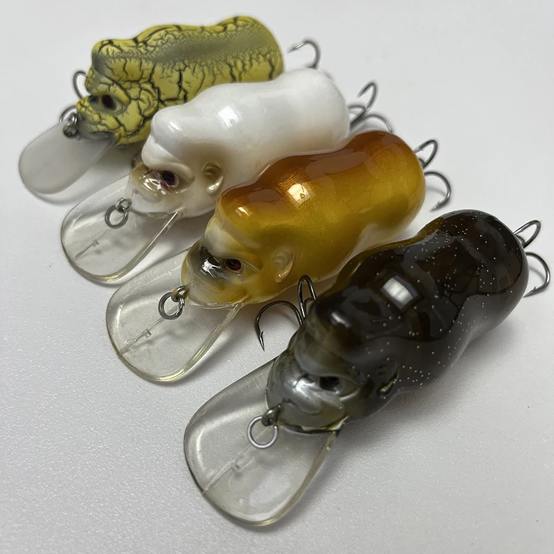 Señuelo de pesca de orangután, superficie superior del agua, cebo Artificial, Wobblers, Crankbait flotante de plástico para equipo de perca de lubina, 64mm, 14g - imagen 2
