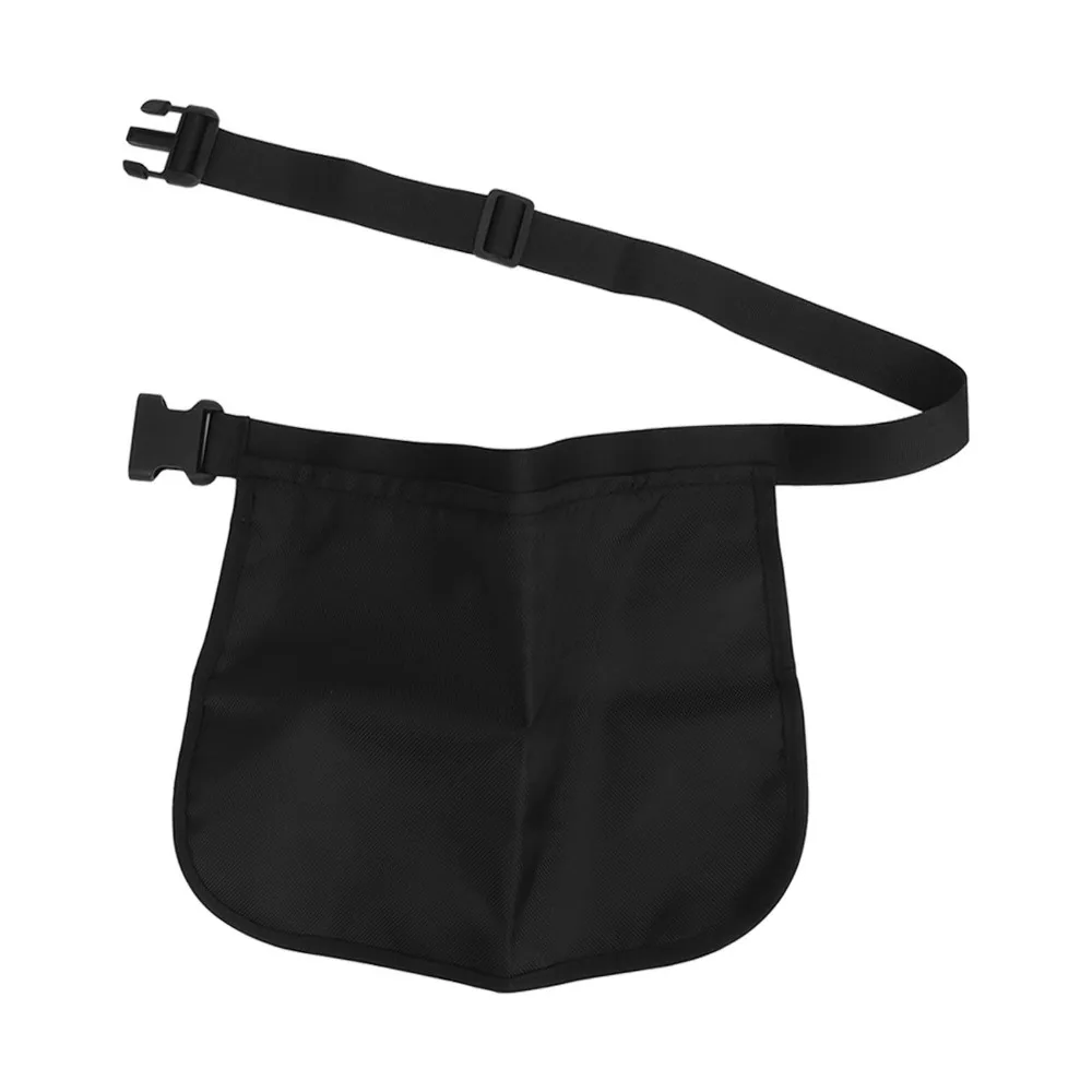 Accesorios de tenis, soporte de pelota de tenis de poliéster, bolsa de cintura de bola negra de malla, cinturón ajustable, riñonera de malla para exteriores