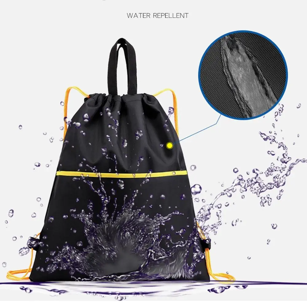 Bolsa de almacenamiento a la moda para hombre y mujer, bolsa deportiva con cordón, bolsa deportiva portátil, bolsa con cordón, bolsa de viaje, mochila para exteriores - imagen 3