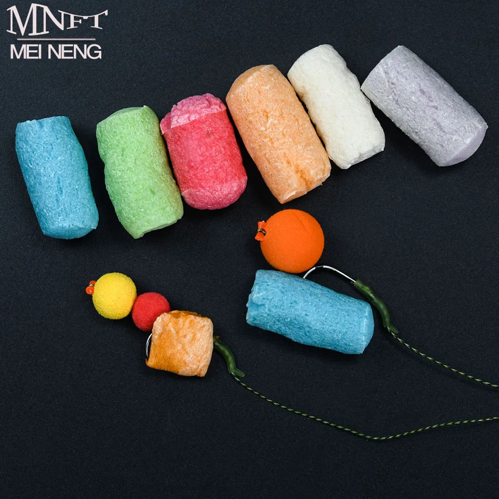 MNFT 50 Uds pepitas PVA disolución de agua espuma emergente antiemaranjes accesorio de pesca de carpa para aparejos de pesca de carpa fundición - imagen 2