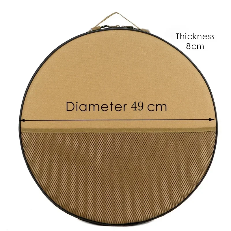 Lawaia-bolsa de pesca de una capa, bolsas de embalaje de redes redondas, equipo de pesca, bolsa de aparejos de red de pesca de lona, bolsas de pesca al aire libre, novedad de 2023 - imagen 4