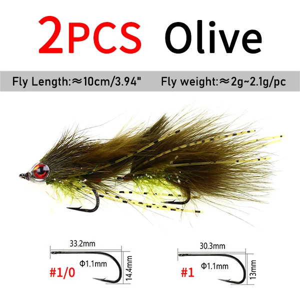 2PCS Olive