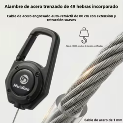 Tijeras de pesca Huidiao – Inox con titanio, cortador PE y pinza