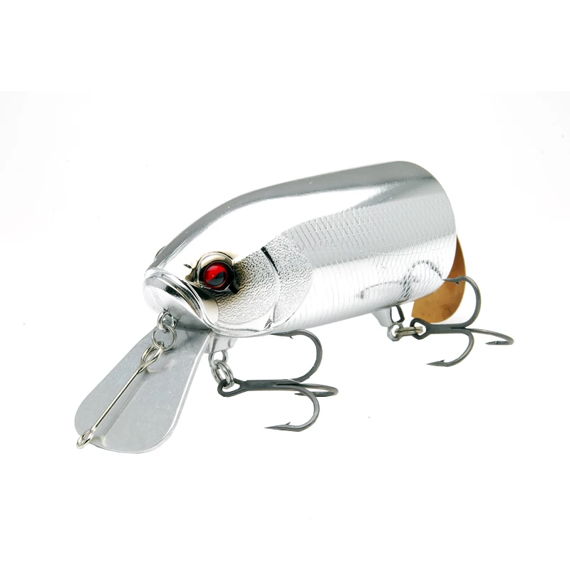 Cebo falso japonés RAID Water Luya KILLER-D ruido Rock Fat Man pintura fina depósito perca flotante - imagen 5