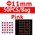11mm pink 50pcs