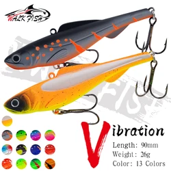 WALK FISH nuevo 1 Uds 9cm/26g hundimiento invierno hielo VIB señuelo de pesca Isca Artificial Rattlin vibración cebo duro Crankbait anzuelo triple