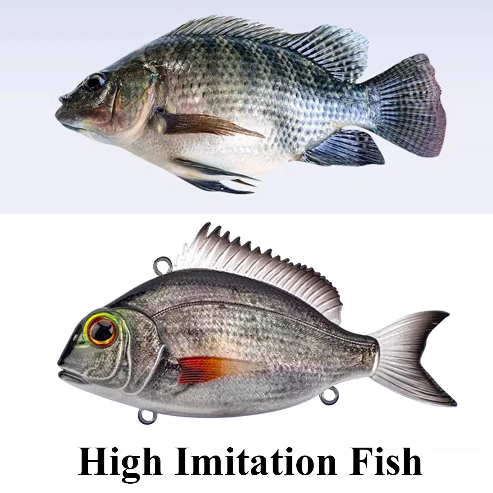 VIB Swimbait Pike Señuelos de Pesca 11g 24g sonajero vibración hundimiento invierno lubina cebos de Pesca Wobbler Bass Pesca Brochet - imagen 4