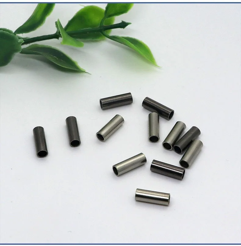 100 Uds. Conector de sedal de Pesca, accesorios de fijación, manga de engarzado, tubo de cobre, mangas de engarzado, accesorios de Pesca de carpa - imagen 5