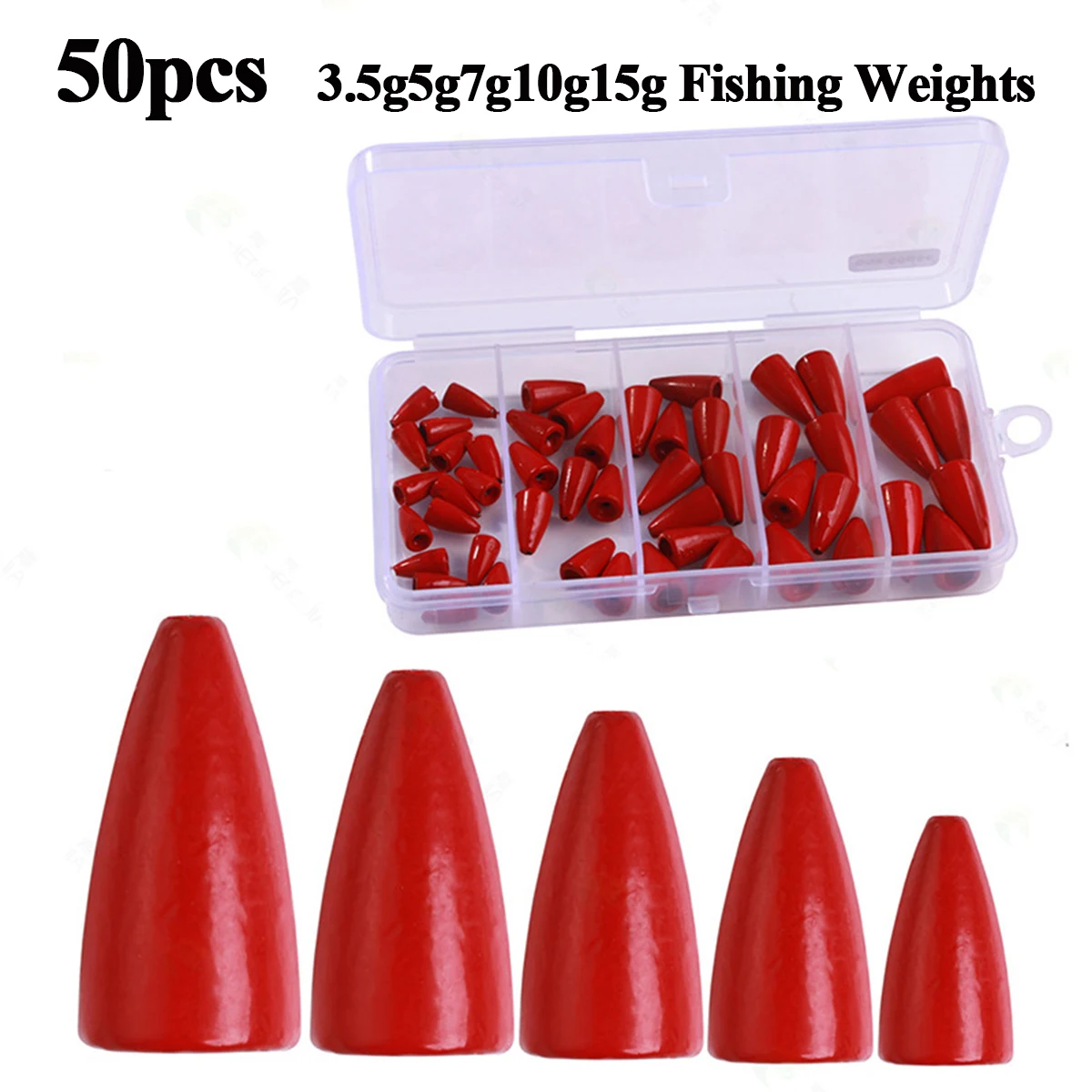 3,5g 5g 7g 10g 14g peso de pesca plomo Kit bala pesca plomo gusanos pesas plomo para pesca de lubina, aparejos de Texas - imagen 4