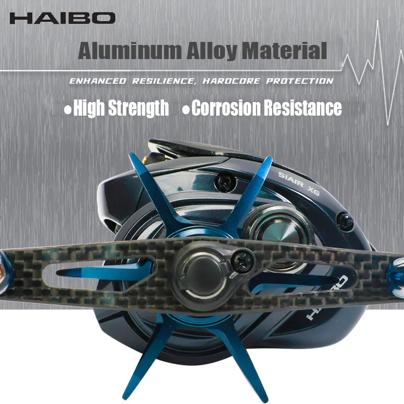 HAIBO CNC serie Arise DIY aleación de aluminio estrella arrastre piezas personalizadas para Arise UT/AIR/ELITE/PRO + accesorios de carrete de pesca de fundición - imagen 2